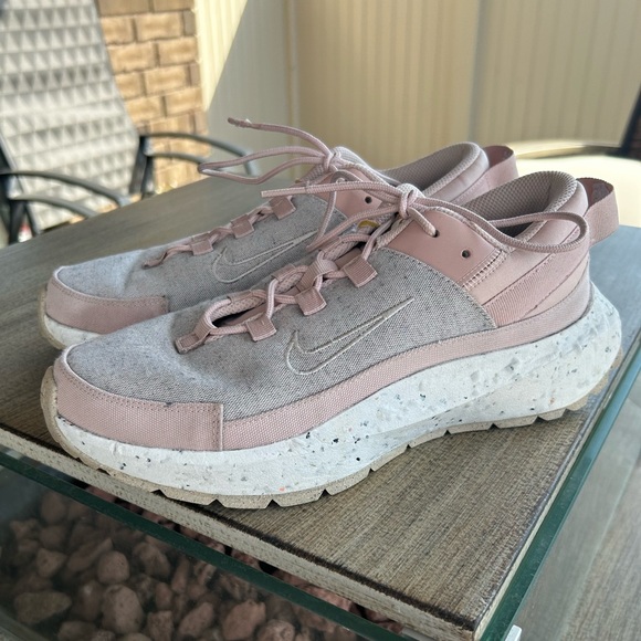 Nike Crater Remixa sneakers in pink oxford size 8 - Picture 1 of 9
